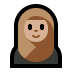 🧕🏼 woman with headscarf: medium-light skin tone display on Windows